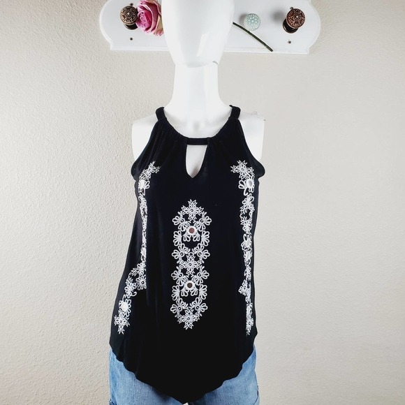 I.N.C. International Concepts Embroidered Top SALE - Picture 8 of 10